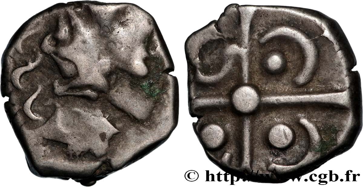 GALLIA - SOUTH-WESTERN GAUL - TOLOSATES (Area of Vieille-Toulouse) Drachme au panache, S. 75 XF