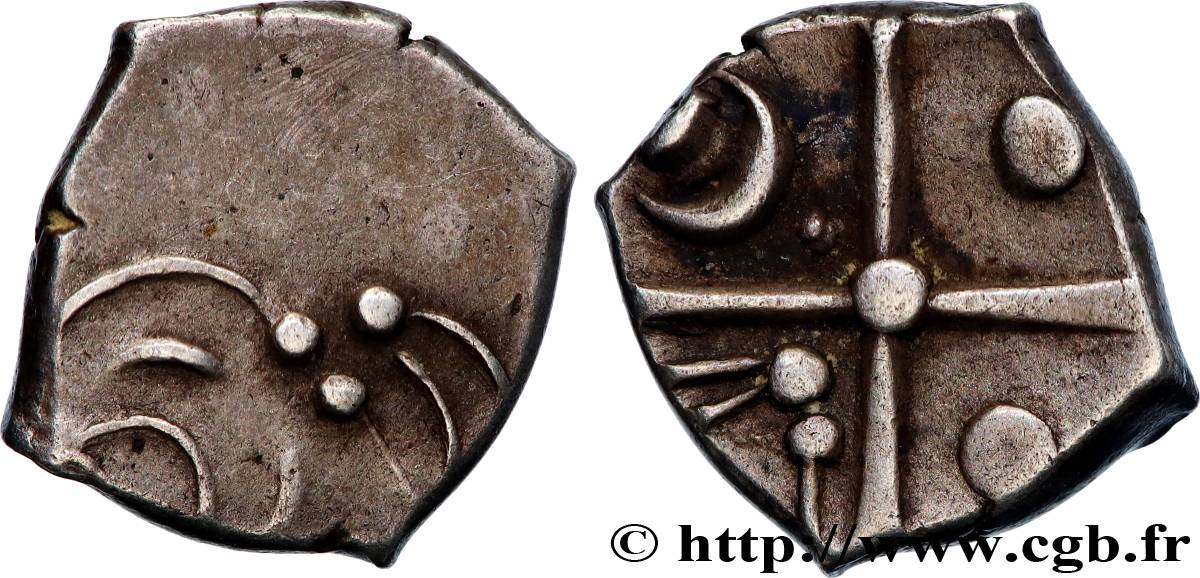 GALLIA - SÜSWESTGALLIEN - CADURCI (Region die Cahors) Drachme “à la tête triangulaire”, S. 131 SS/fVZ