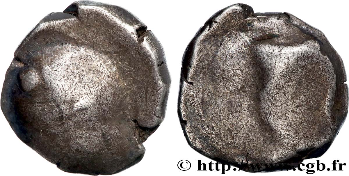 GALLIA - SUDOESTE DE LA GALLIA - TARUSATES (Región de Tartas) Drachme dite “à la paire de fesses”, au globule MBC