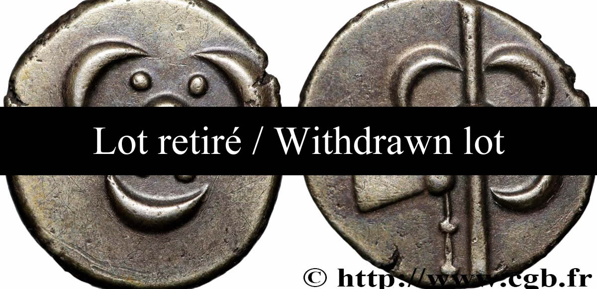 GALLIA - SOUTH WESTERN GAUL - SOTIATES (Area of Sos) Drachme trilobée, S. 368 AU retiré/withdrawn