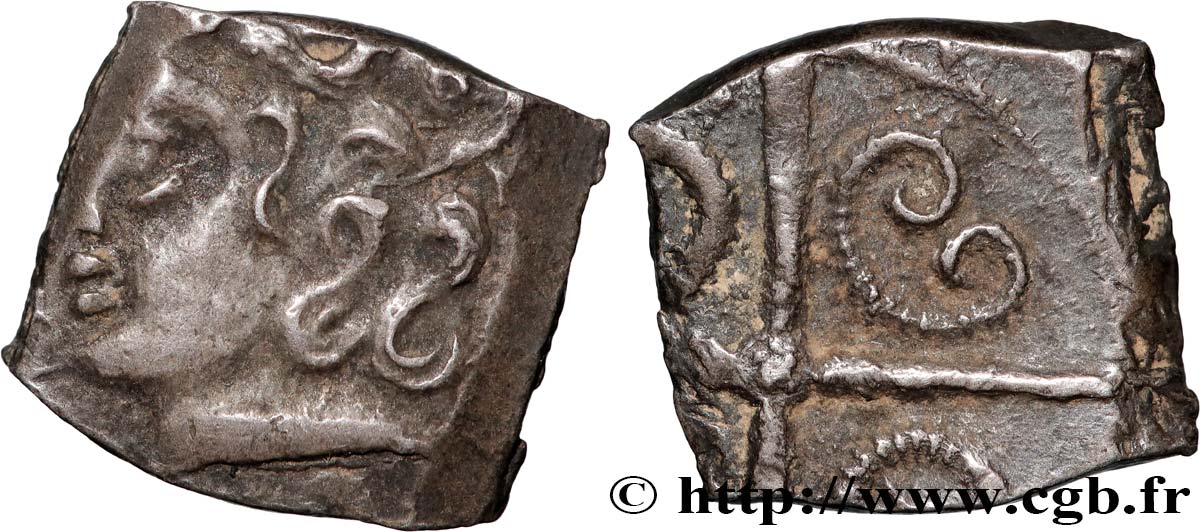 GALLIA - SOUTH WESTERN GAUL - RUTENI (Area of Rodez) Drachme “du type de Goutrens” - S. 259 AU