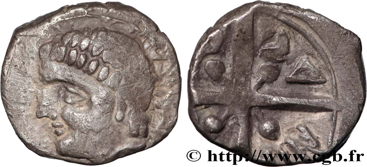 GALLIA - SOUTH WESTERN GAUL - VOLCÆ TECTOSAGES (Area of Toulouse) Drachme aux légendes ibériques AU