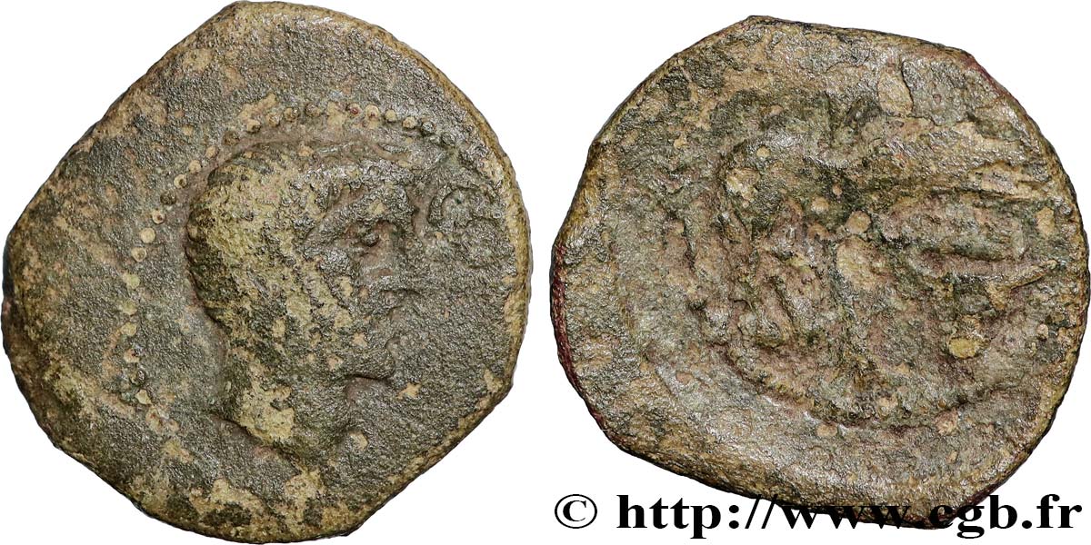 GALLIA - SANTONES / CENTROVESTE - Incerti Bronze CONTOVTOS (quadrans) MB/B