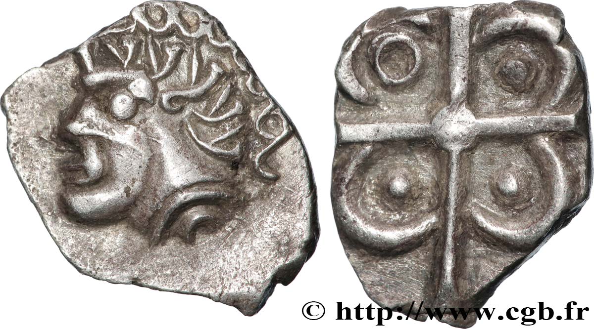 GALLIA - SOUTH-WESTERN GAUL - TOLOSATES (Area of Vieille-Toulouse) Drachme au panache, S. 75 AU