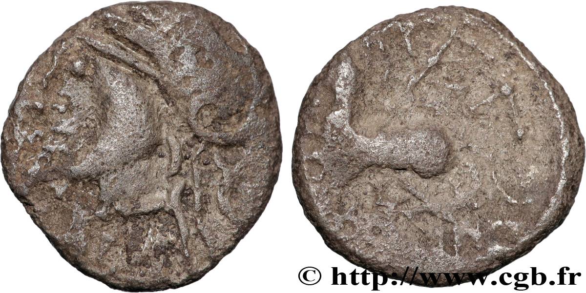 GALLIA BELGICA - LINGONES (Area of Langres) Denier KALETEDOY XF/VF