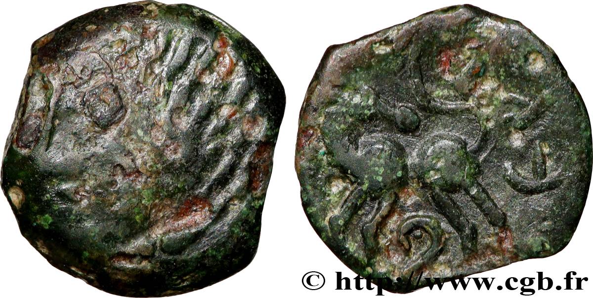 GALLIA BELGICA - LINGONES (Area of Langres) Bronze EKPITO VF/XF