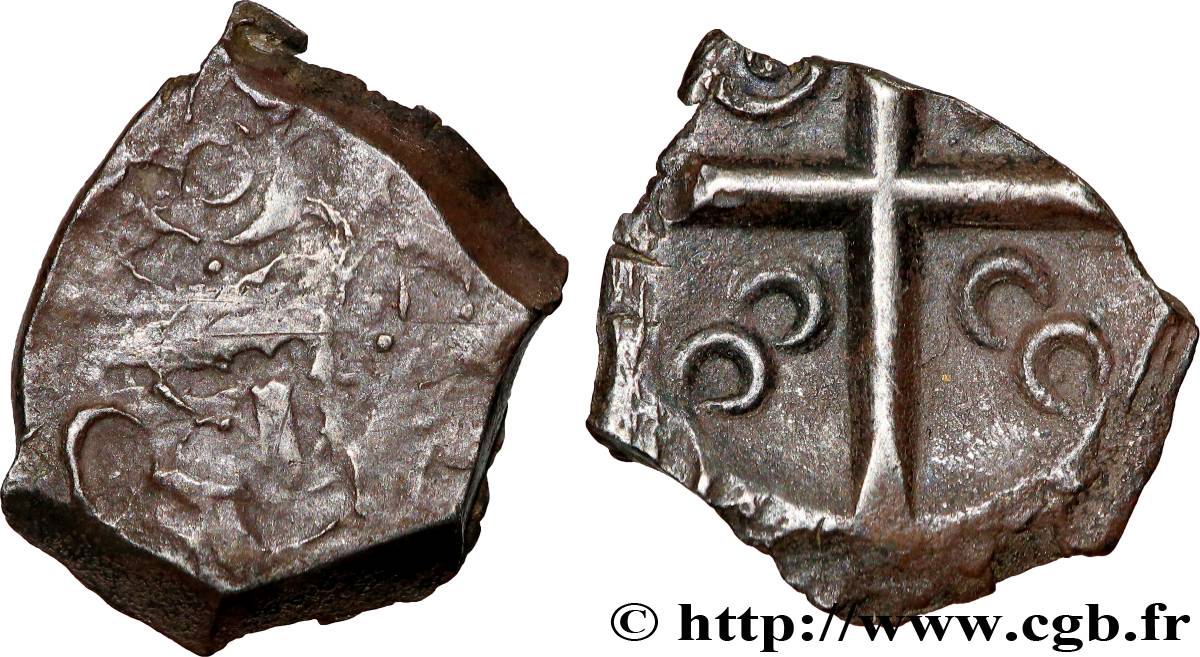 GALLIA - SOUTH WESTERN GAUL - CADURCI (Area of Cahors) Drachme aux motifs géométriques, S. 258, 391 VF/AU