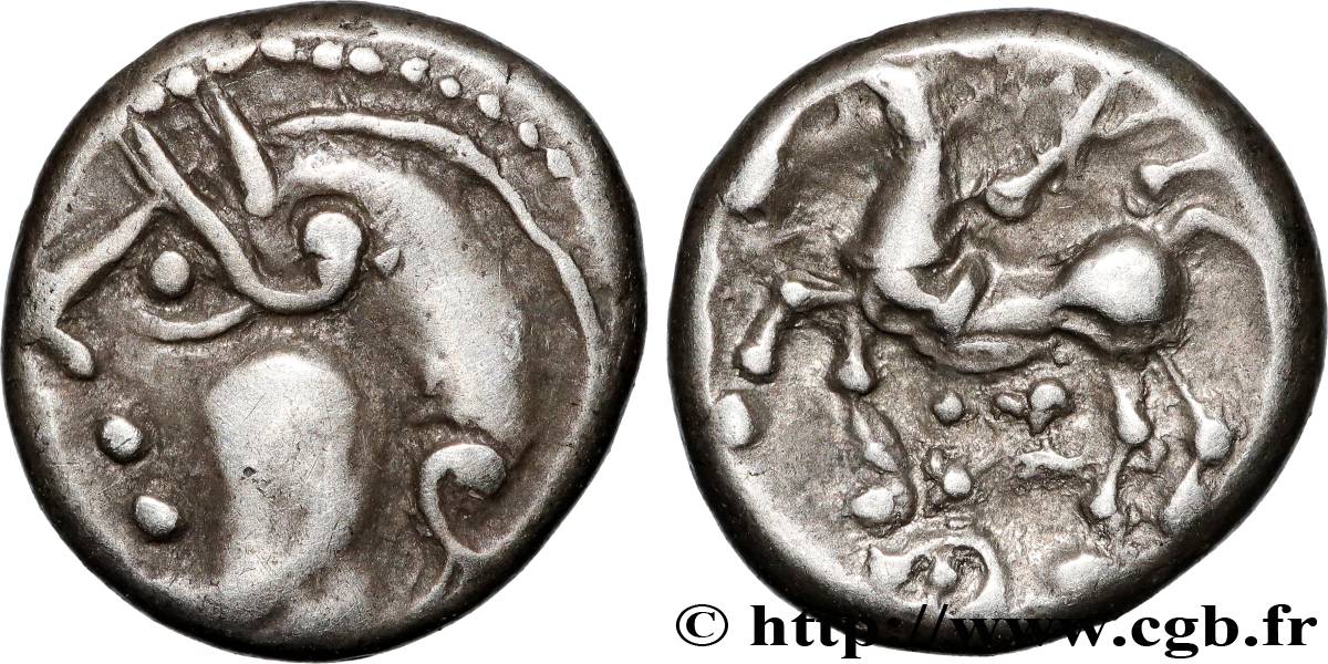 GALLIA BELGICA LINGONES (Regione di Langres) Denier hybride q.SPL