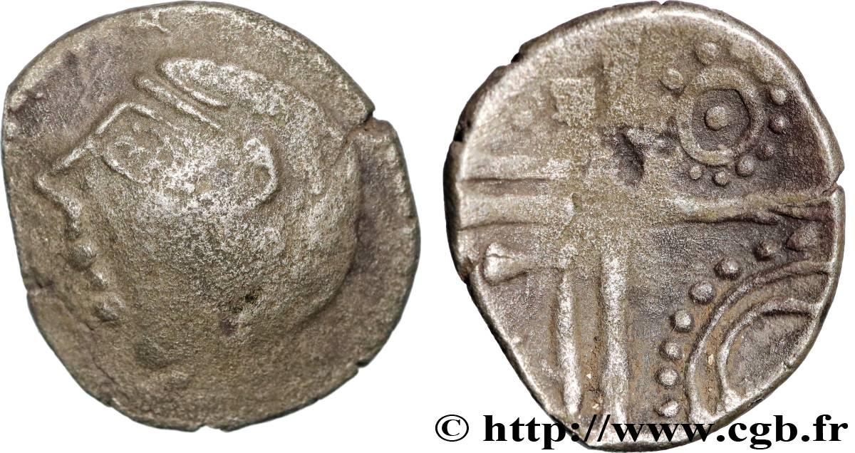 GALLIA - SUDOESTE DE LA GALLIA - PETROCORII (Región de Perigueux) Drachme  type de Belvès , S. 220 BC+/MBC