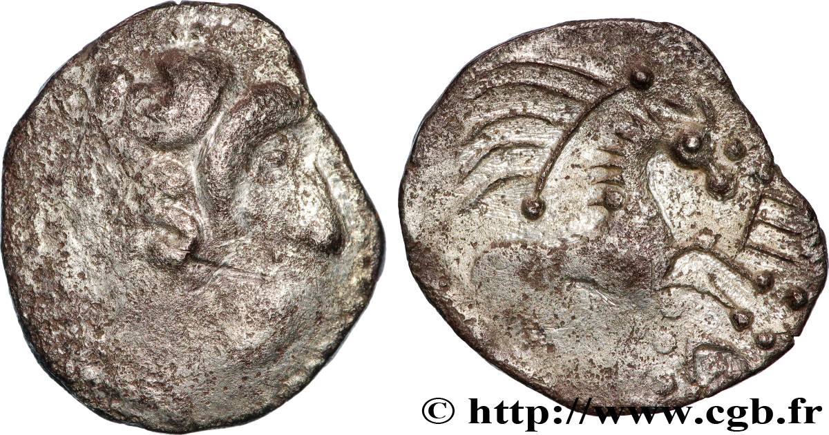 SOUTH-WESTERN GAUL Drachme au pégase et au trident, imitation d’Emporia F/XF