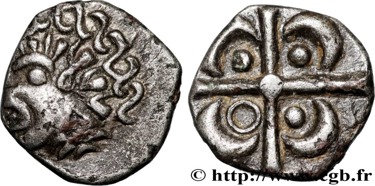 GALLIA - SOUTH WEST GAUL - TOLOSATES (Area of Vieille-Toulouse) Drachme au panache, S. 75 AU