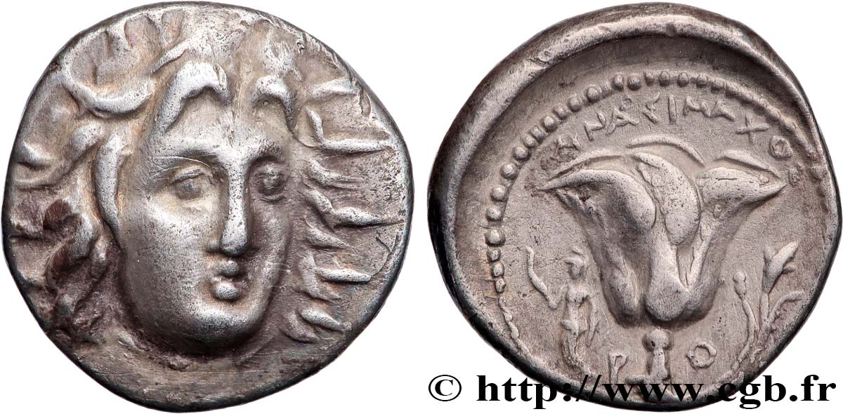 CARIA - CARIAN ISLANDS - RHODES Didrachme XF