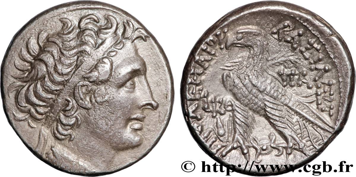 ÄGYPTEN - PTOLEMÄISCHES KÖNIGREICH ÄGYPTEN - PTOLEMAIOS XII NEOS DIONYSOS Tétradrachme VZ