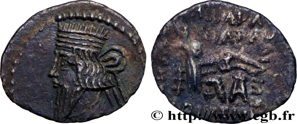 PARTHIA - PARTHIAN KINGDOM - VOLOGASES III Drachme XF/VF