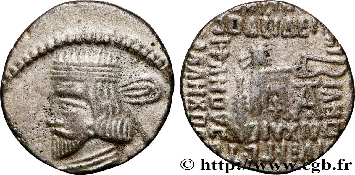 PARTHIA - PARTHIAN KINGDOM - VOLOGASES III Drachme XF