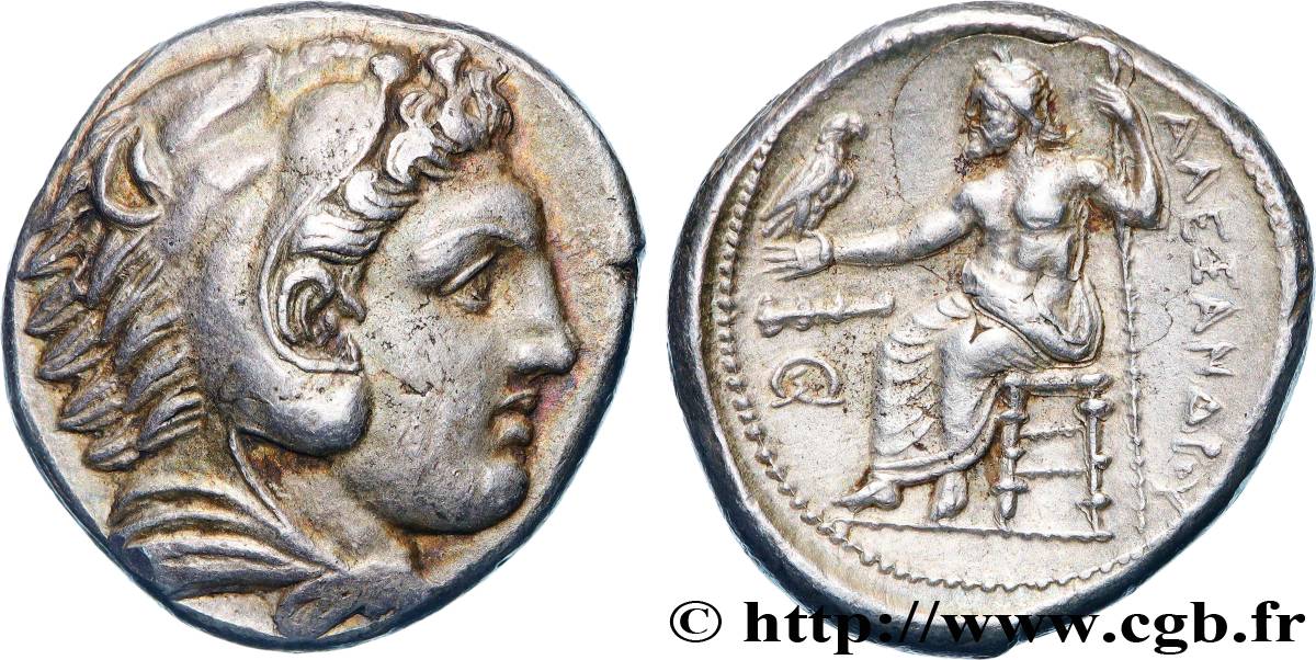 MACEDONIA - MACEDONIAN KINGDOM - ALEXANDER III THE GREAT Tétradrachme AU/AU