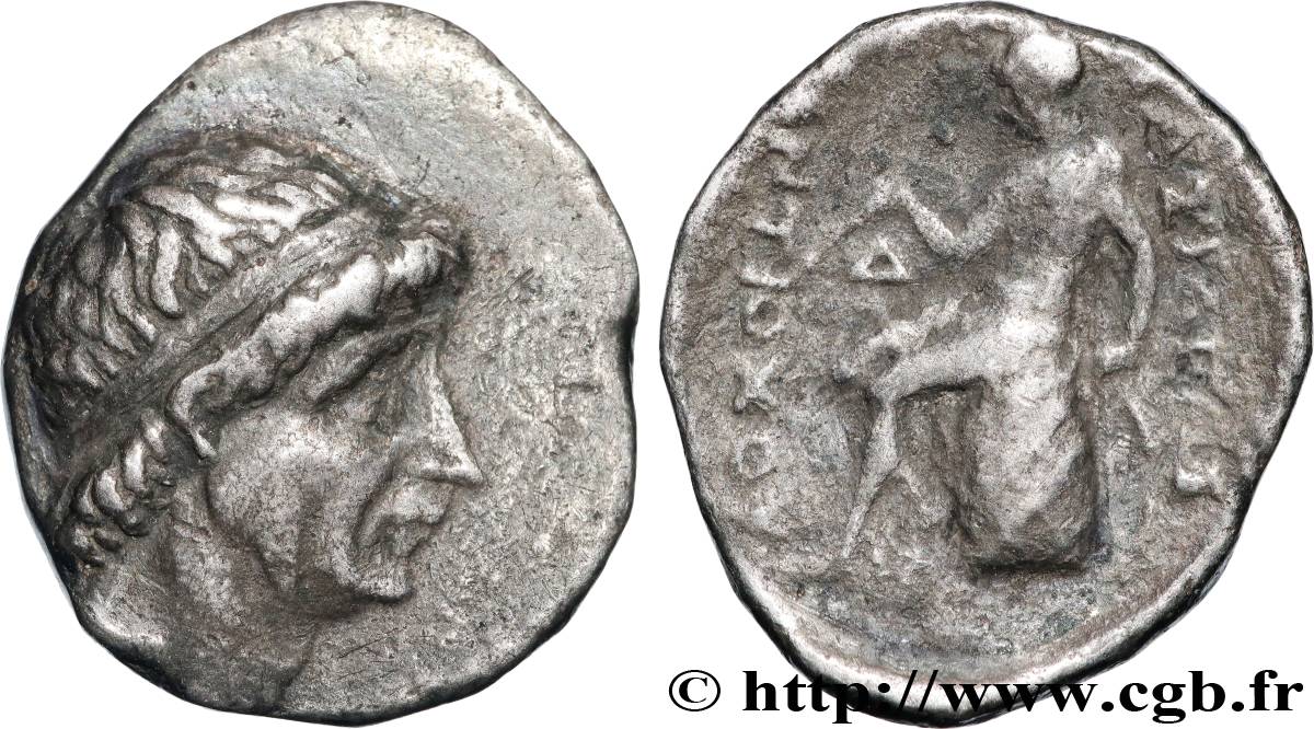 SYRIE - ROYAUME SÉLEUCIDE - ANTIOCHUS IV ÉPIPHANES Drachme TTB/TB+