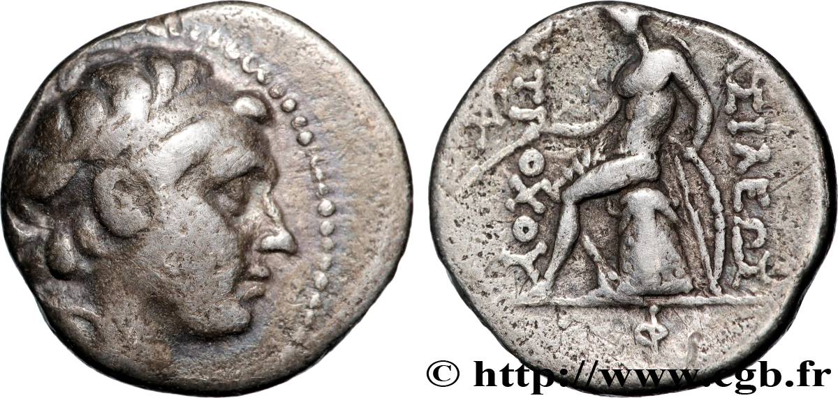 SYRIE - ROYAUME SÉLEUCIDE - ANTIOCHUS IV ÉPIPHANES (POSTHUME) Drachme TTB