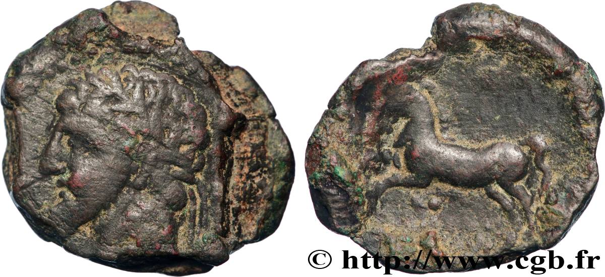 NUMIDIA - KINGDOM OF NUMIDIA - MASSINISSA or MICIPSA Unité VF