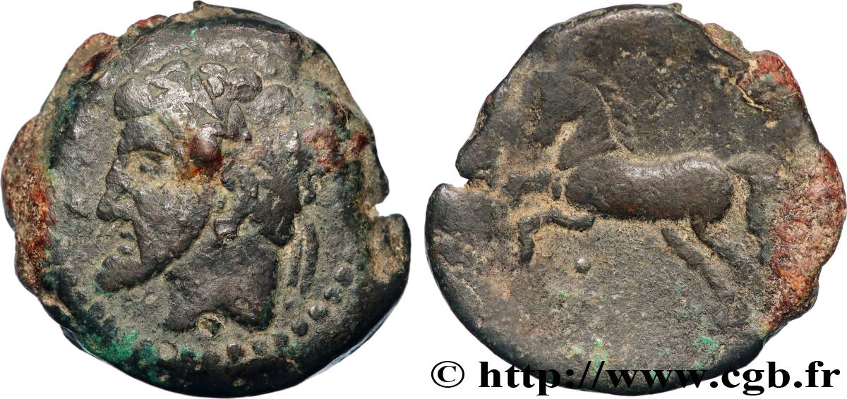 NUMIDIA - KINGDOM OF NUMIDIA - MASSINISSA or MICIPSA Unité VF