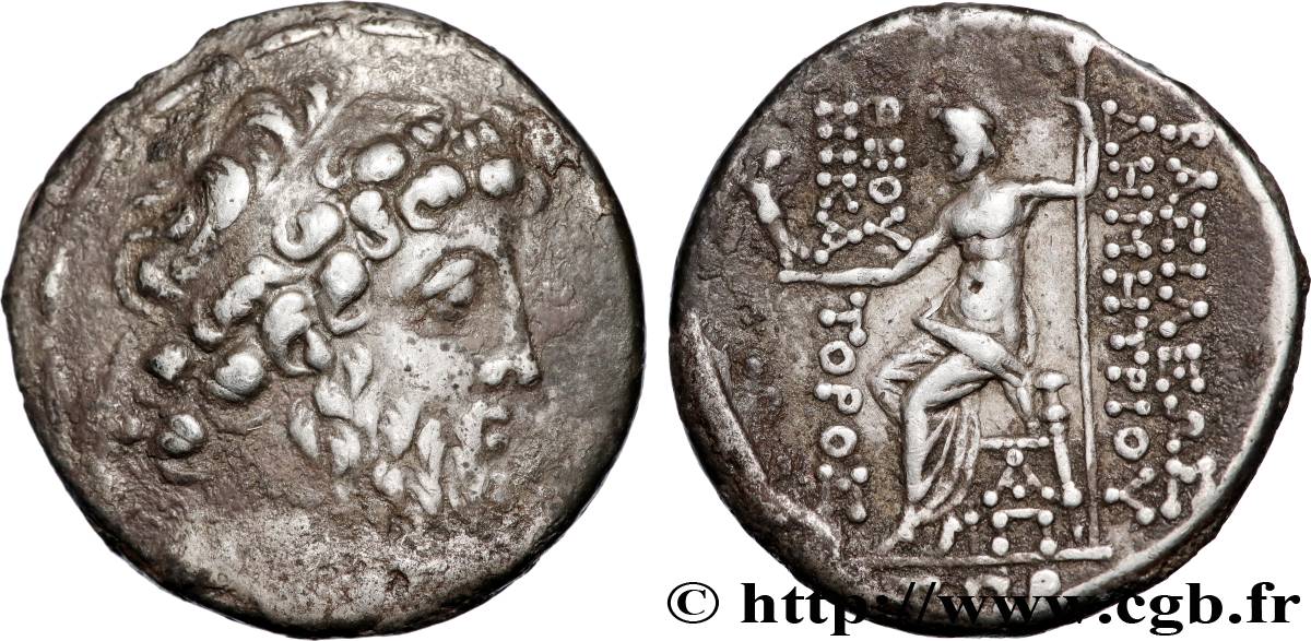 SYRIE - ROYAUME SÉLEUCIDE - DÉMÉTRIUS II NICATOR Tétradrachme TTB