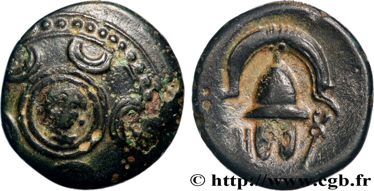 MACEDONIA - MACEDONIAN KINGDOM - INTERREGNUM Demi-unité XF