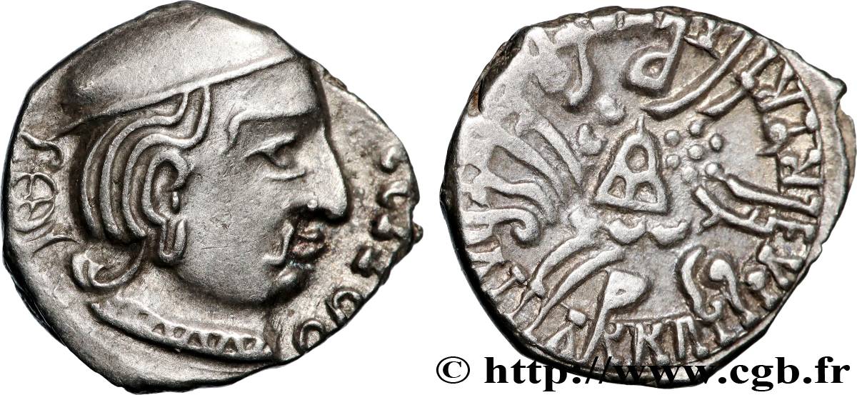 INDE - ABHIRAS - ISVARADATTA Drachme VZ