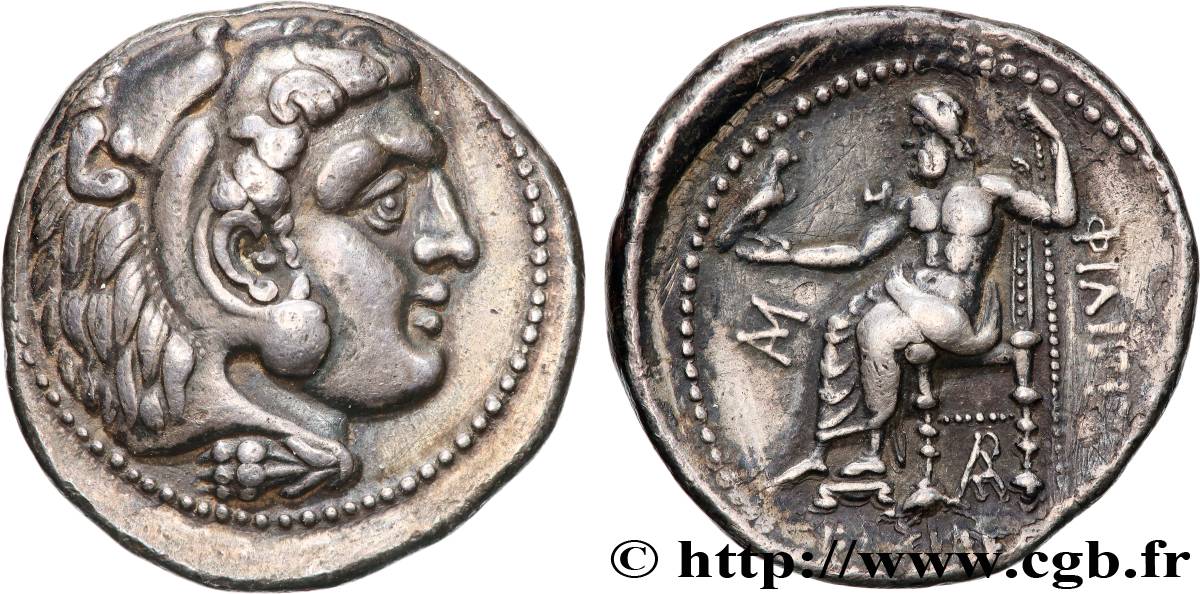 MACEDONIA - MACEDONIAN KINGDOM - PHILIPP III ARRHIDAEUS Tétradrachme AU/AU