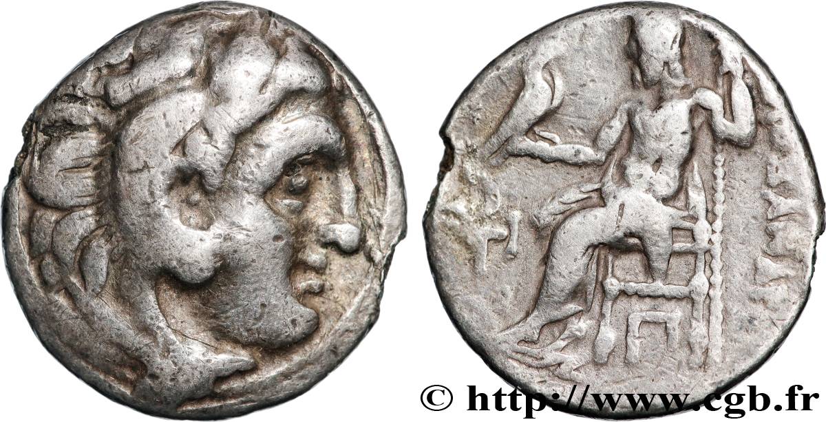 MACEDONIA - MACEDONIAN KINGDOM - PHILIPP III ARRHIDAEUS Drachme XF