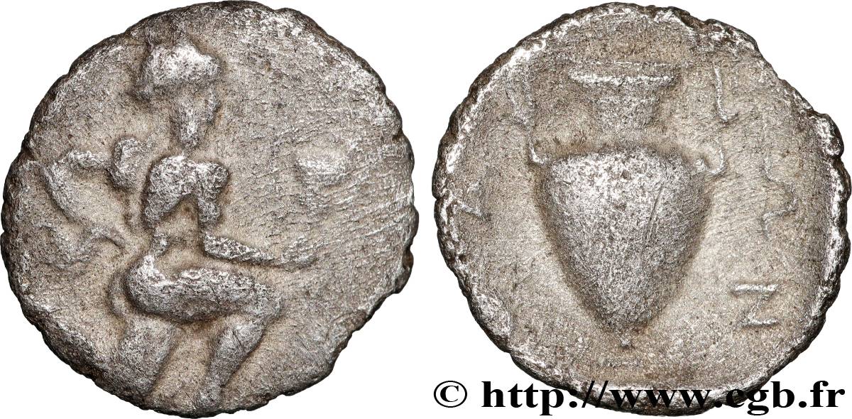 THRACE - THRACIAN ISLANDS - THASOS Trihemiobole XF