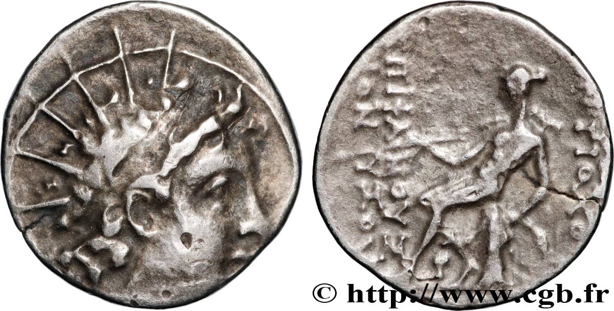 SYRIA - SELEUKID KINGDOM - ANTIOCHUS VI DIONYSUS Drachme XF/VF