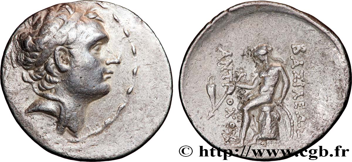 SYRIEN - SELEUKIDISCHES KÖNIGREICH  - ANTIOCHOS III DER GROßE Tétradrachme fVZ/SS