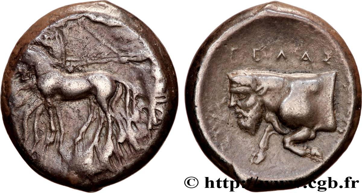 SICILY - GELA Tétradrachme VF/AU