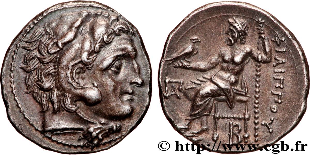 MACEDONIA - MACEDONIAN KINGDOM - PHILIPP III ARRHIDAEUS Drachme MS