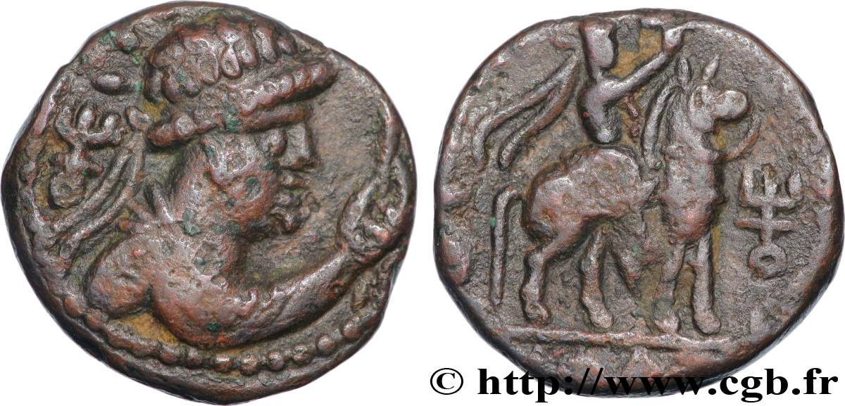 INDO-PARTHIA - INDO-PARTHIAN KINGDOM - UNKNOWN KING Tétradrachme XF