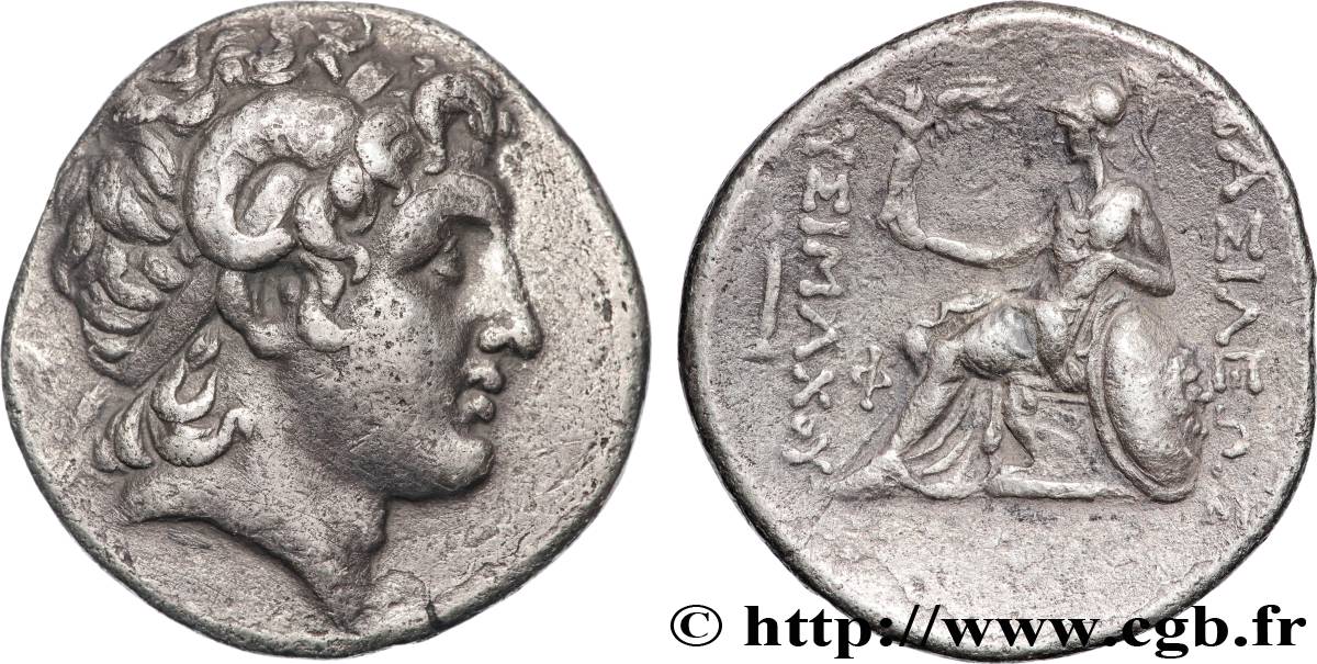 THRACE - THRACIAN KINGDOM - LYSIMACHOS Tétradrachme AU/XF