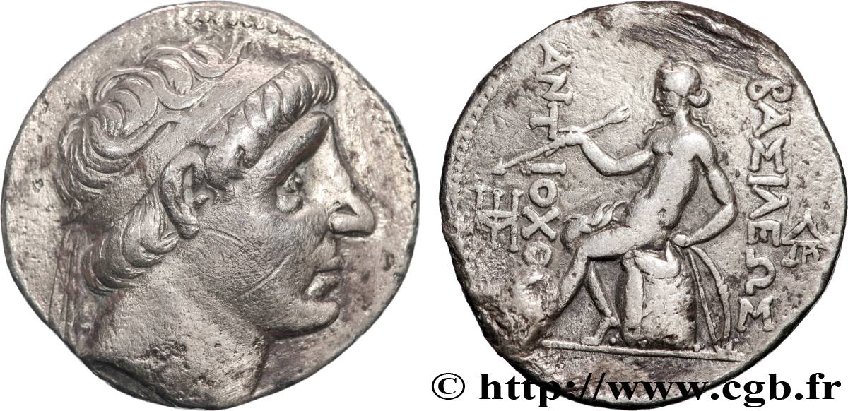 SYRIA - SELEUKID KINGDOM - ANTIOCHUS I SOTER Tétradrachme AU/XF