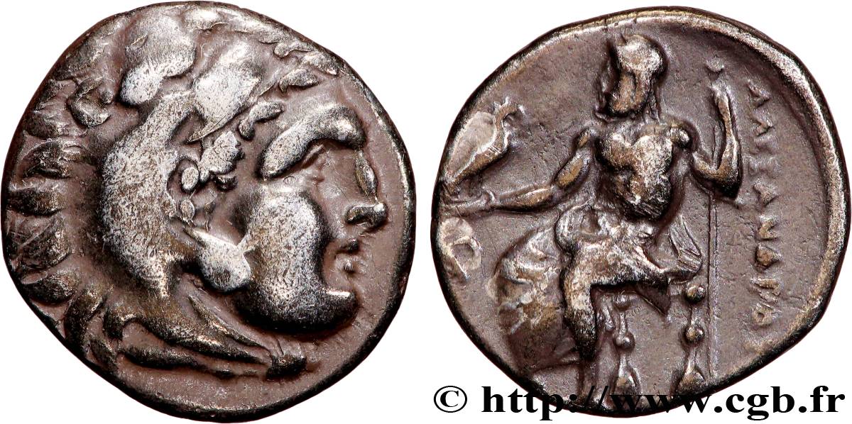 MACÉDOINE - ROYAUME DE MACÉDOINE - PHILIPPE III ARRHIDÉE Drachme TTB/TB+