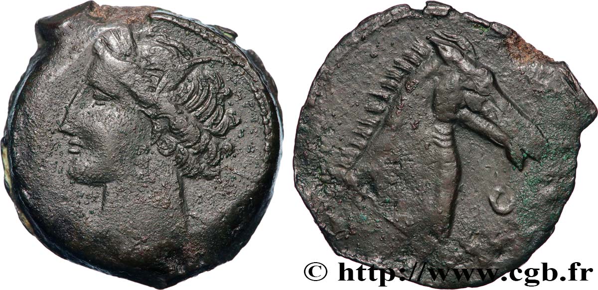 ZEUGITANIEN - KARTHAGO Double Shekel SS