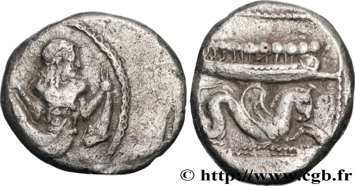 PHOENICIA - ARADOS Tiers de statère XF