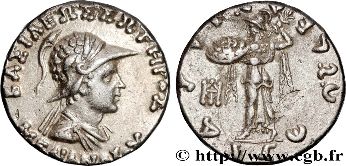 BACTRIA - BACTRIAN KINGDOM - MENANDER I SOTER Tetradrachme AU