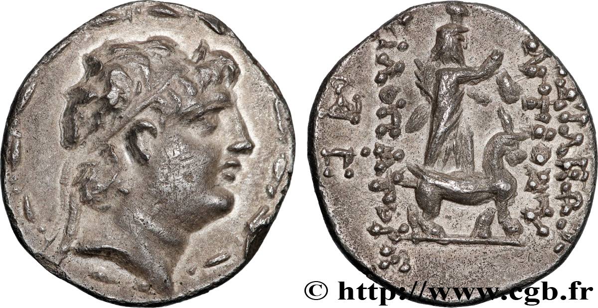SYRIA - SELEUKID KINGDOM - ANTIOCHOS X EUSEBES Drachme AU