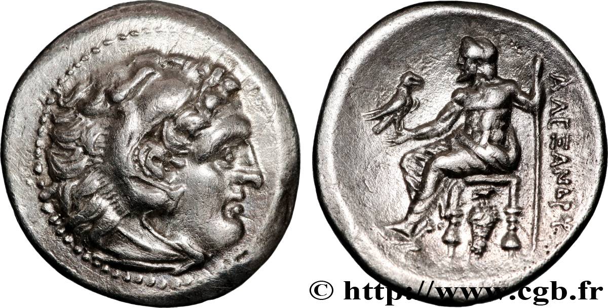 MACEDONIA - KINGDOM OF MACEDONIA - PHILIP III ARRHIDAEUS Drachme AU/AU
