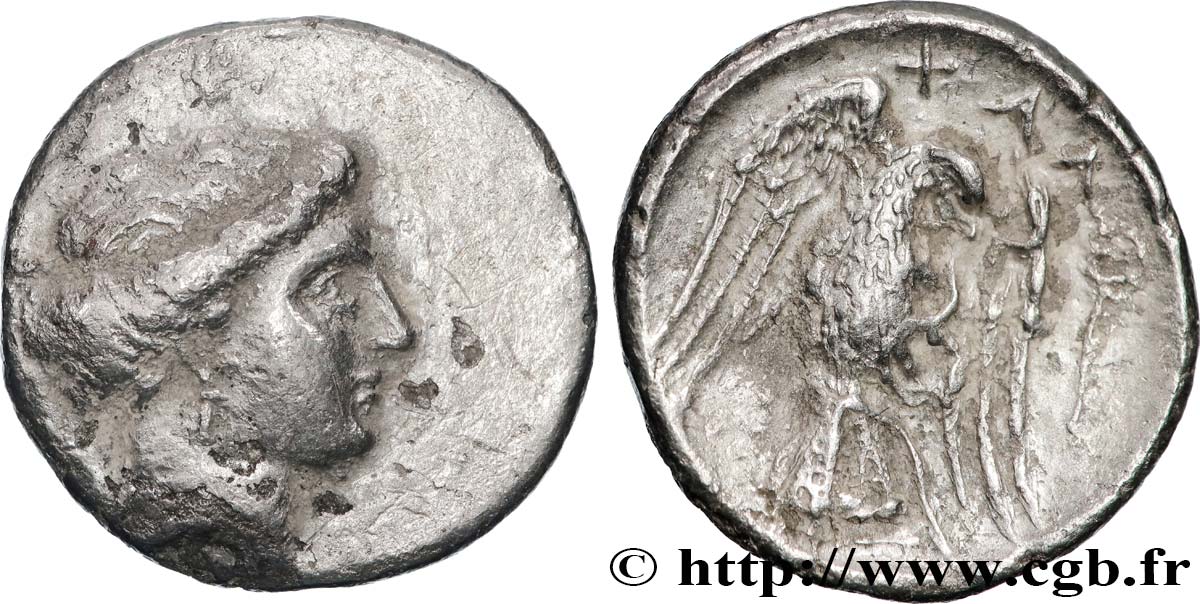 EUBÉE - CHALCIS Drachme TTB