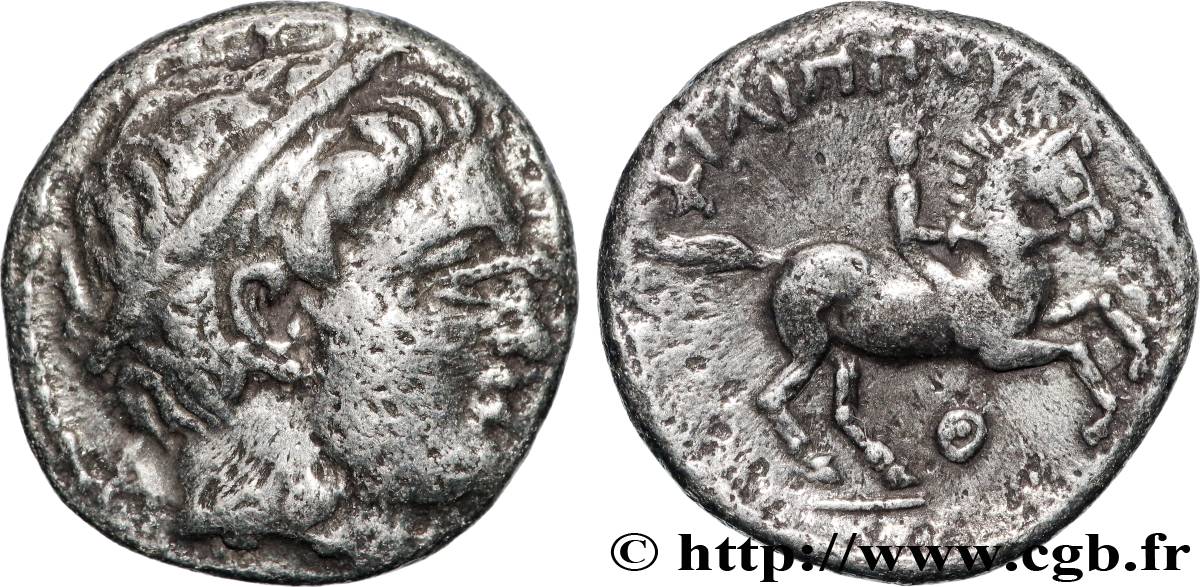 MAKEDONIEN - MAKEDONISCHE KÖNIGE - PHILIPP III ARRHIDAIOS Cinquième de tétradrachme SS