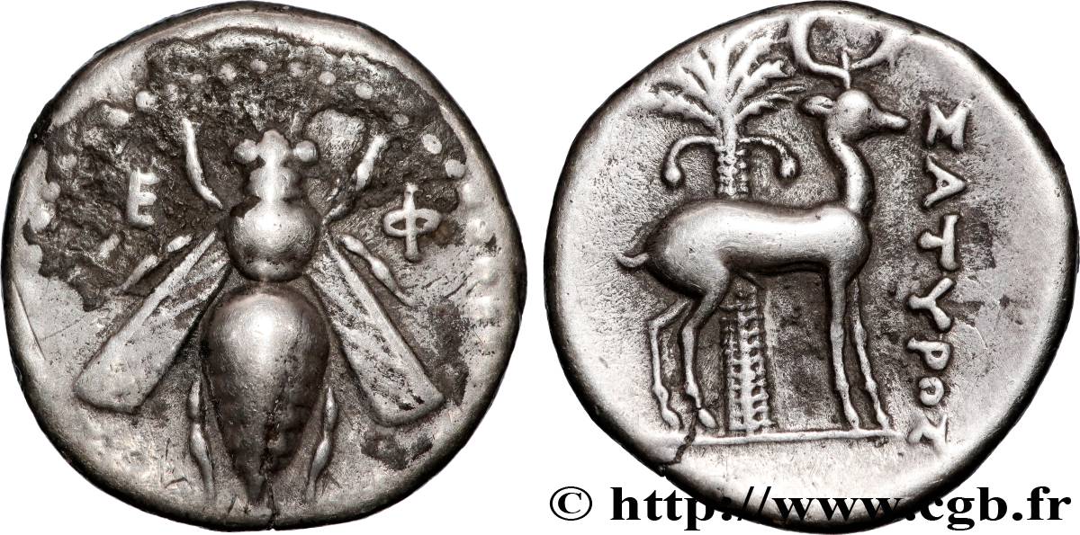 IONIE - ÉPHÈSE Drachme TTB/TTB+