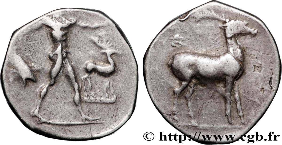 BRUTTIUM - CAULONIA Statère, nomos ou didrachme TB+