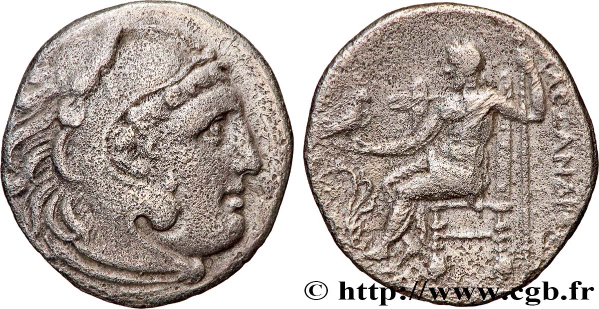 MACEDONIA - REINO DE MACEDONIA - DEMETRIO POLIORCETES Drachme MBC+/MBC
