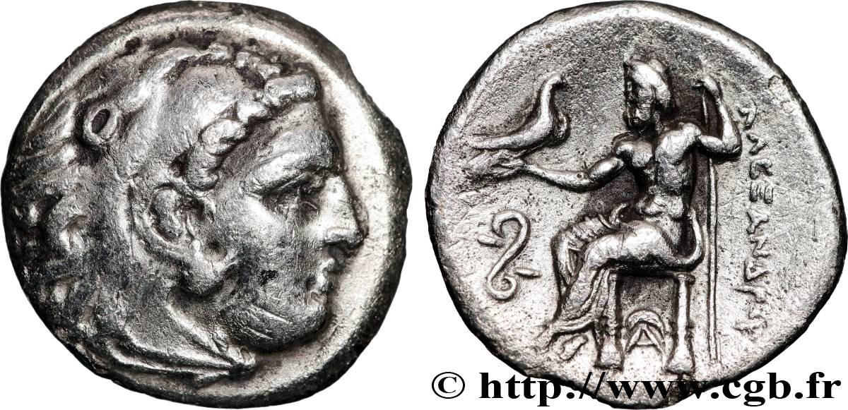 MACÉDOINE - ROYAUME DE MACÉDOINE - PHILIPPE III ARRHIDÉE Drachme TTB/TTB+