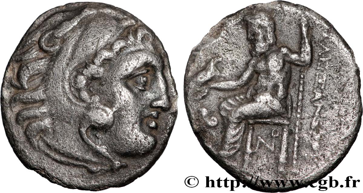 MACEDONIA - MACEDONIAN KINGDOM - ANTIGONOS MONOPHTALMOS Drachme AU/XF